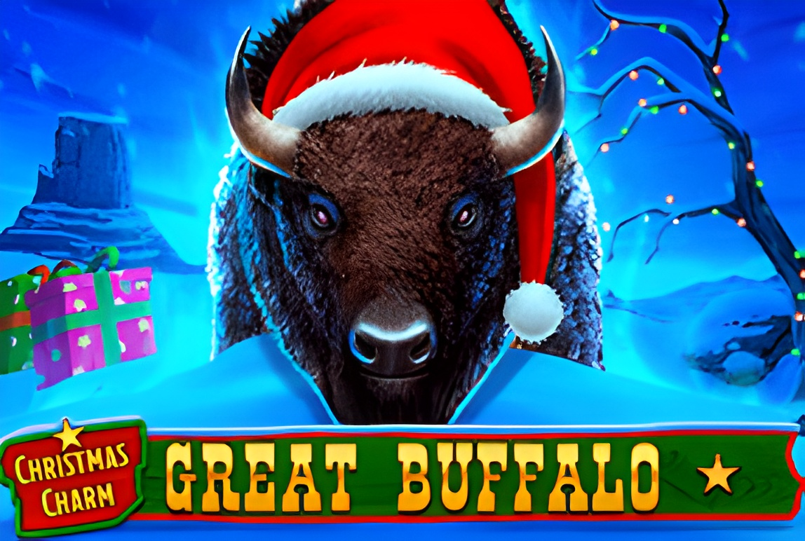 Great Buffalo Christmas Charm